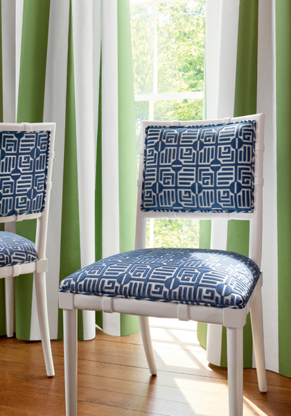 Thibaut Labyrinth Velvet in Flax